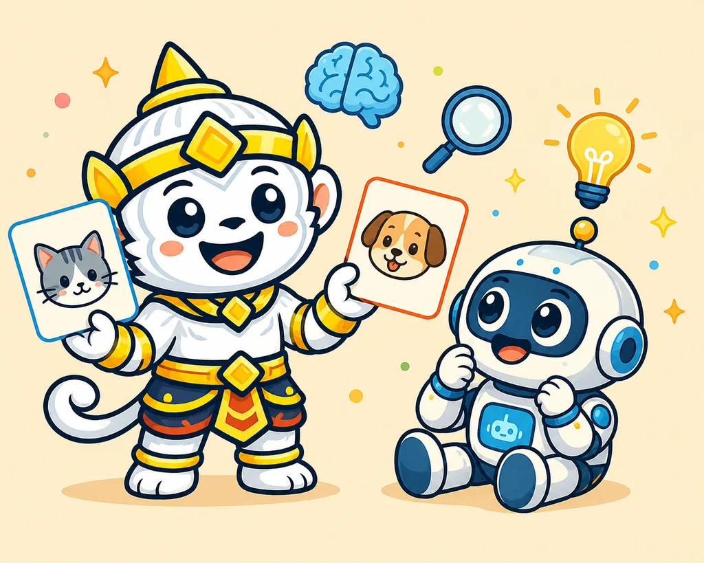 หนุมานน้อยกับหุ่นยนต์ AI